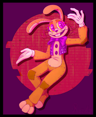 Glitchtrap from FNAF Wanted. I like this bunny (I love all bunny