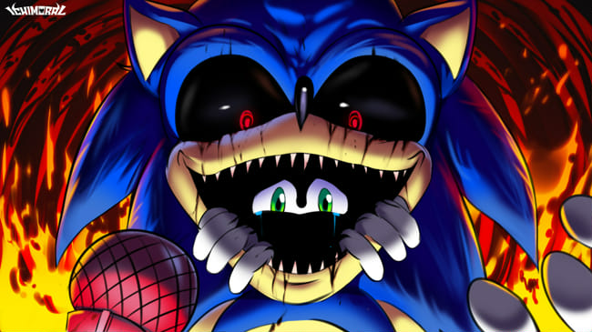 EXE-ternal NightmareYandere!Sonic.exe!FNF Mods x Male!Reader