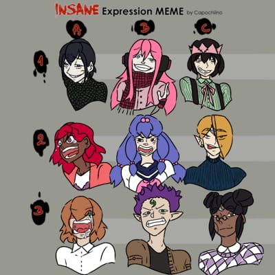 Featured image of post The Best 16 Insane Expression Meme Chart