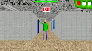 Baldi's basics in a horror schoolhouse