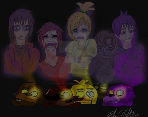 Five nights at Freddy's 3 as anime!!, Anime pics!