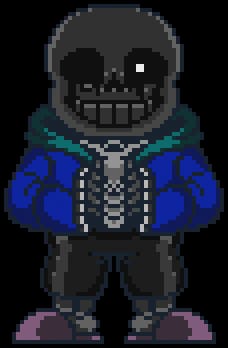 Au Pixel art(horrortale sans)