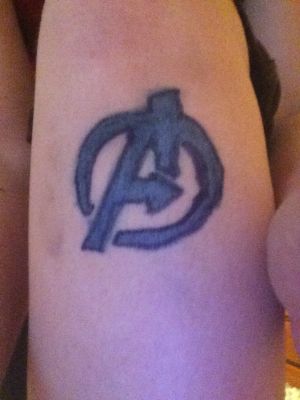 Avengers Infinity War Avengers Cast Tattoos Movie Infinity Gauntlet shirt  Men_s geek Thanos tattoo T-Shirt by Charlie Cheyne - Fine Art America