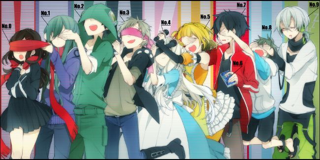 All character designs for the movie - Mekakucity Actors