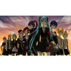 Amasukami Anime characters Vocaloid keyring with 5 Chibi figures B  Multicolor Small  Amazoncomau Clothing Shoes  Accessories