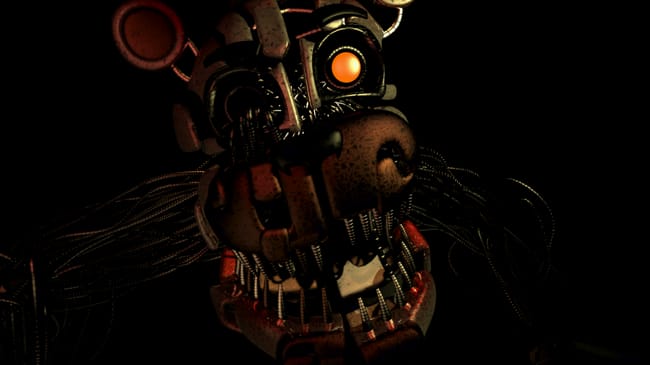 Imagine in FNaF 6 during the salvage with Molten Freddy Michael