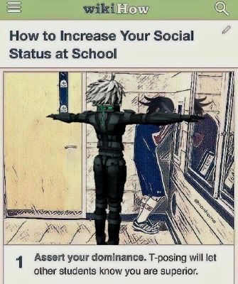 T-pose Meme by KashuNexus on DeviantArt