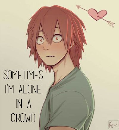 Sometimes I'm Alone in a Crowd Kirishima x Reader!