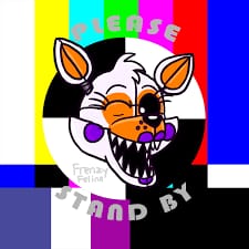 You're a weird fox (Shy!Genderless!Mute!Lolbit x reader), Five nights at  freddy's oneshots