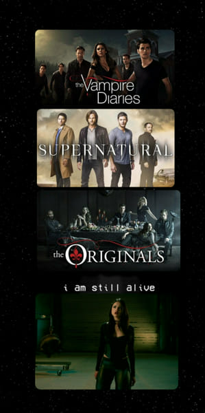 Supernatural, The Vampire Diaries, The Originals e Legacies VÃO