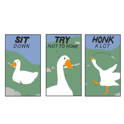 Untitled Goose Game】 Honk honk! 🦆 