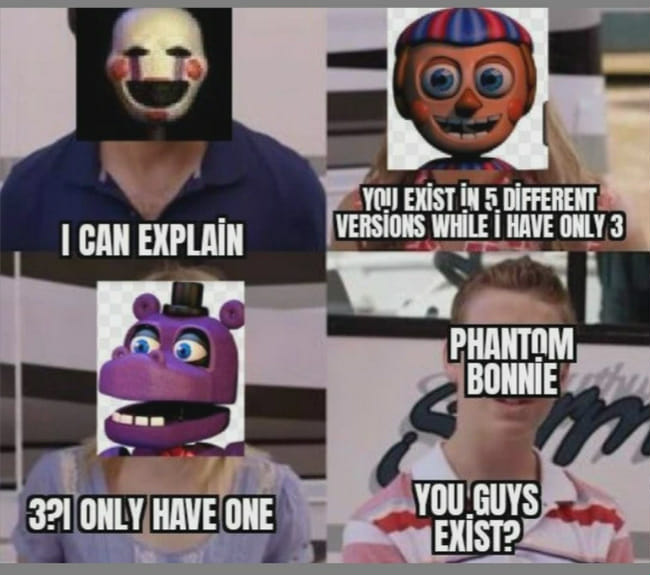 Why Phantom Bonnie isn't in Five Nights at Freddy's 3 