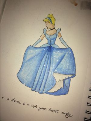 cinderella drawing with colour | Discover