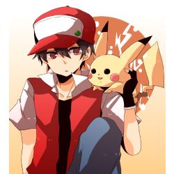 Pokemon Trainer Red  Pokemon trainer red, Pokémon heroes, Pokemon red