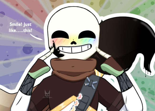 InkTale Sans x Y/N  Undertale AUs Amino