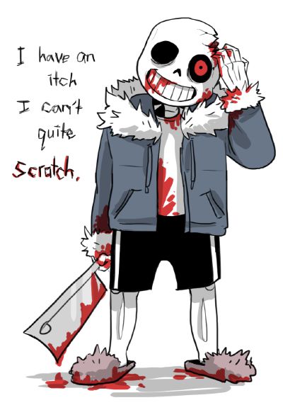 Horrortale!Sans x Freaked Out! Reader 