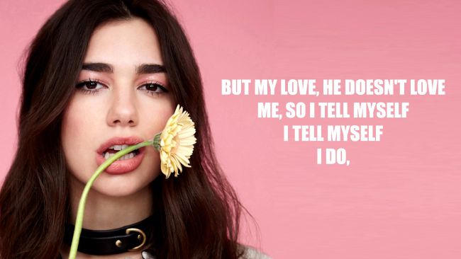 Dua Lipa – No Goodbyes Lyrics