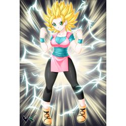 Dragon Ball Online Female Super Saiyan 