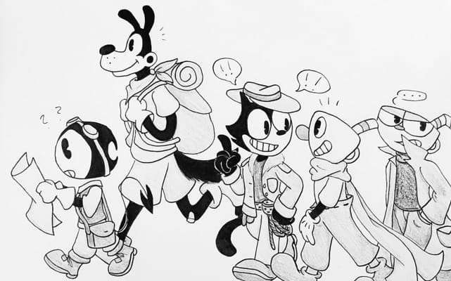 If bendy was in the cuphead show 