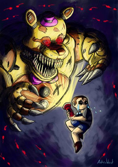 Fnaf Fanart 3 - Nightmare - Wattpad