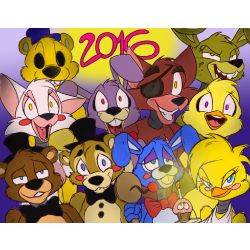 Give you animatronics in fredbear and friends family dinner by