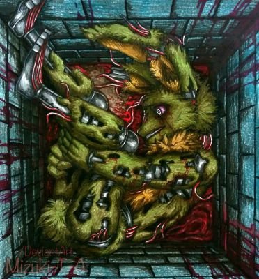 Mizuki- T-A - Springtrap FNaF 3 fanart