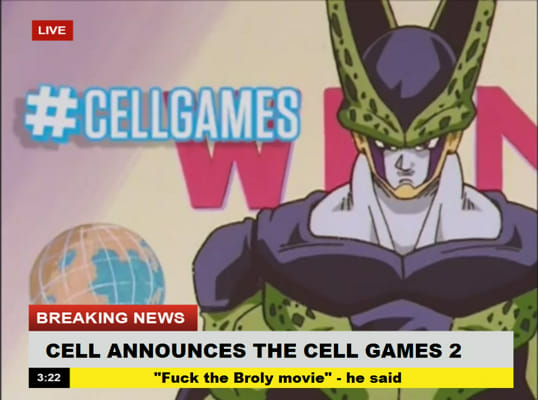 Dragon Ball Z - Cell Games - Surrender