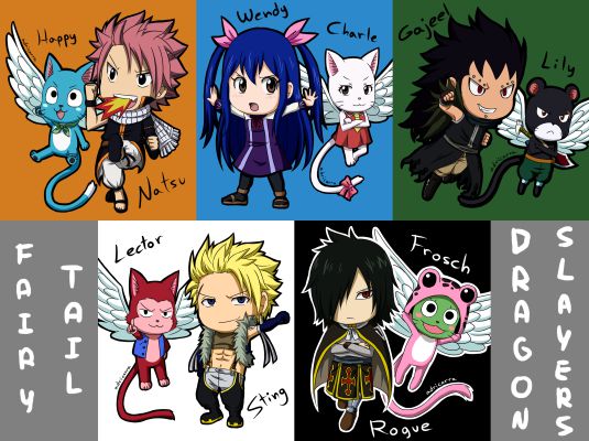 Fairy Tail Obsessed, ask-chibi-natsu: dragon force friends!