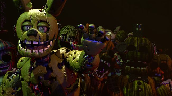 Which fnaf 3 Character are you,when Springtrap gets you:) - Quiz