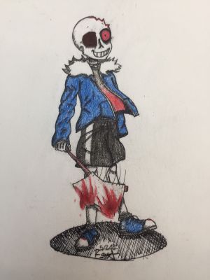 Horror sans  Horror sans, Undertale drawings, Horrortale