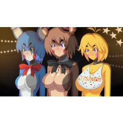 FREDBEAR'S SECRET FUN SURPRISE with the FNaF ANIME GIRLS!? (FNIA