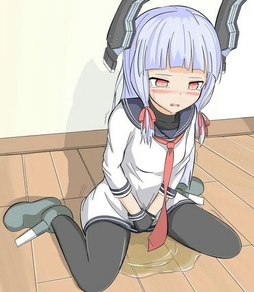 Anime Girl Pees Herself