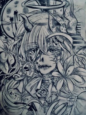 ♥Angel-demon girl♥ | Anime Drawing Group-