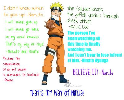 naruto quotes never give up