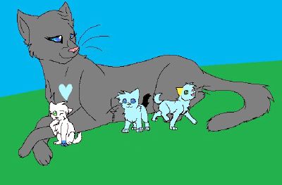 Kits playing  Warrior Cats