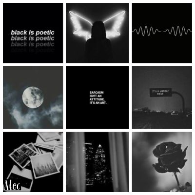 Black and white aesthetic edits