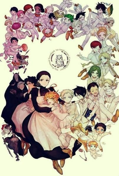 Ray And Isabella The Promised Neverland - Paint By Number - Paint