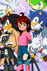 Sonic X  Shadow Protects Molly and Defeats the Meterex 