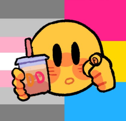 random cursed cute emoji pride pfps i made