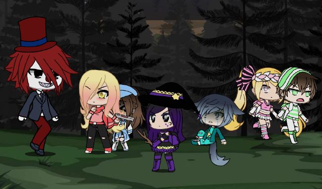 Rita and. Her gang in gacha club