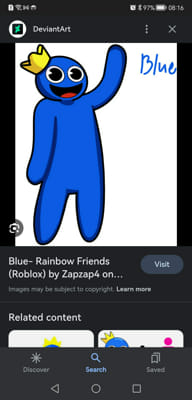 Blue- Rainbow Friends (Roblox) by Zapzap4 on DeviantArt