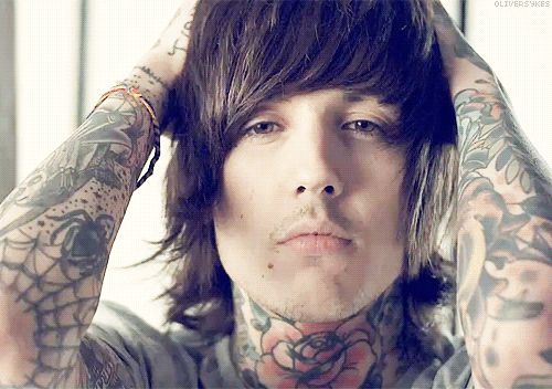 Black And White Tattoo Social   OLIVER SYKES 