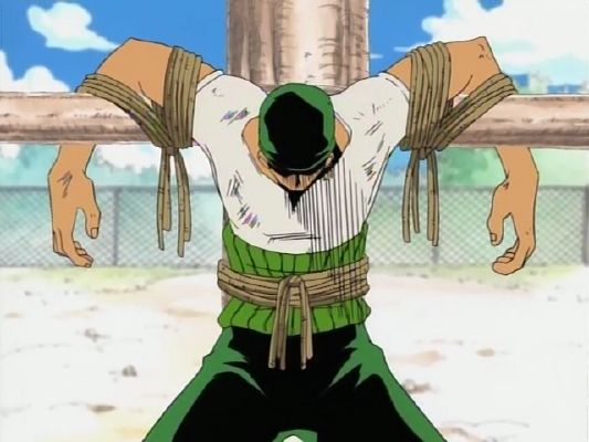 Roronoa Zoro Pulling Out Swords GIF