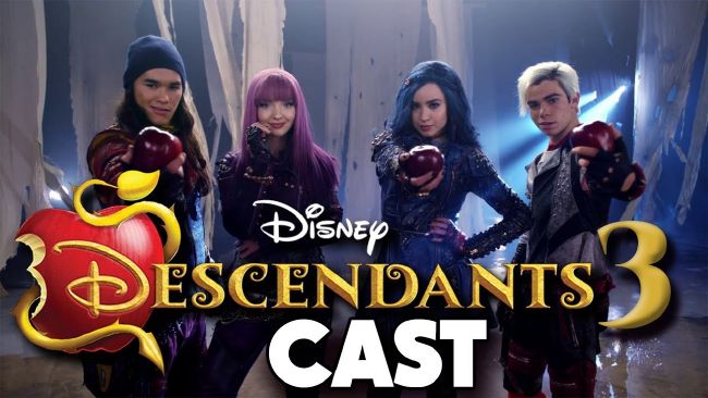  Descendants : Dove Cameron, Cameron Boyce, Booboo Stewart,  Sofia Carson, Mitchell Hope, Melanie Paxson, Brenna D'Amico, Sarah Jeffery,  Zachary Gibson, Jedidiah Goodacre, Dianne Doan, Dan Payne, Keegan Connor  Tracy, Wendy Raquel