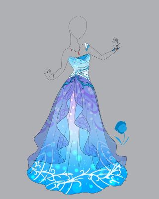 V-neck Lace Mermaid Designer Wedding Dress Sketch