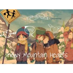 Snowy Mountain Hearts (South Park Boys X Reader)