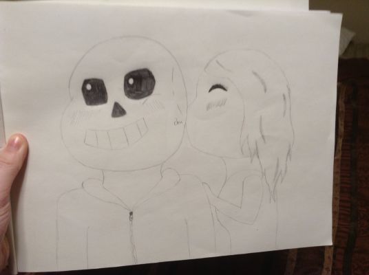 CuddlyQuiche on X: Reader's cuddling time with Sans! Dedicated to