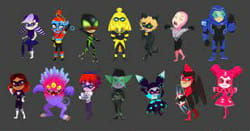 Miraculous Ladybug Akumatized Villains Season 5 / Characters - TV