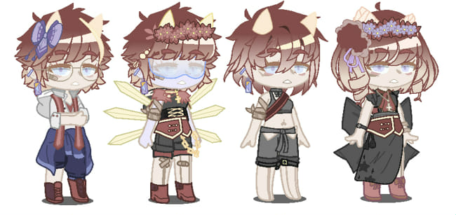 Gacha life Oc/Outfit Ideas, (Boys Edition)