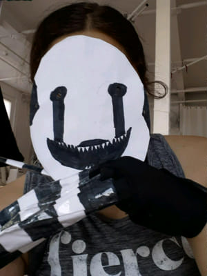 Nightmarionne mask cosplay stuff Quotev